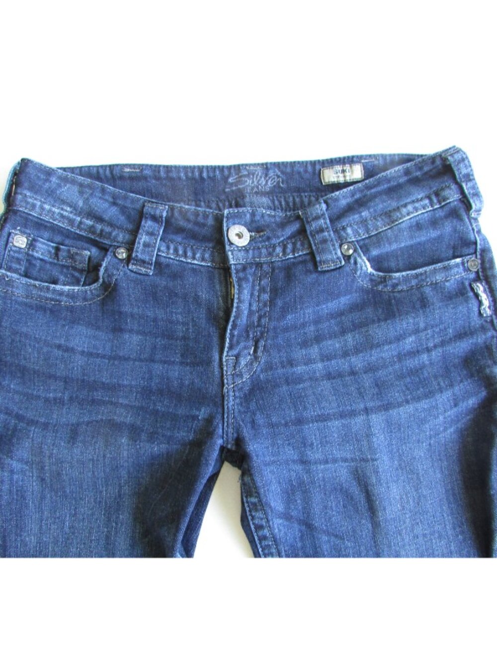 Silver Suki Straight Leg Jeans - Picture 4 of 16